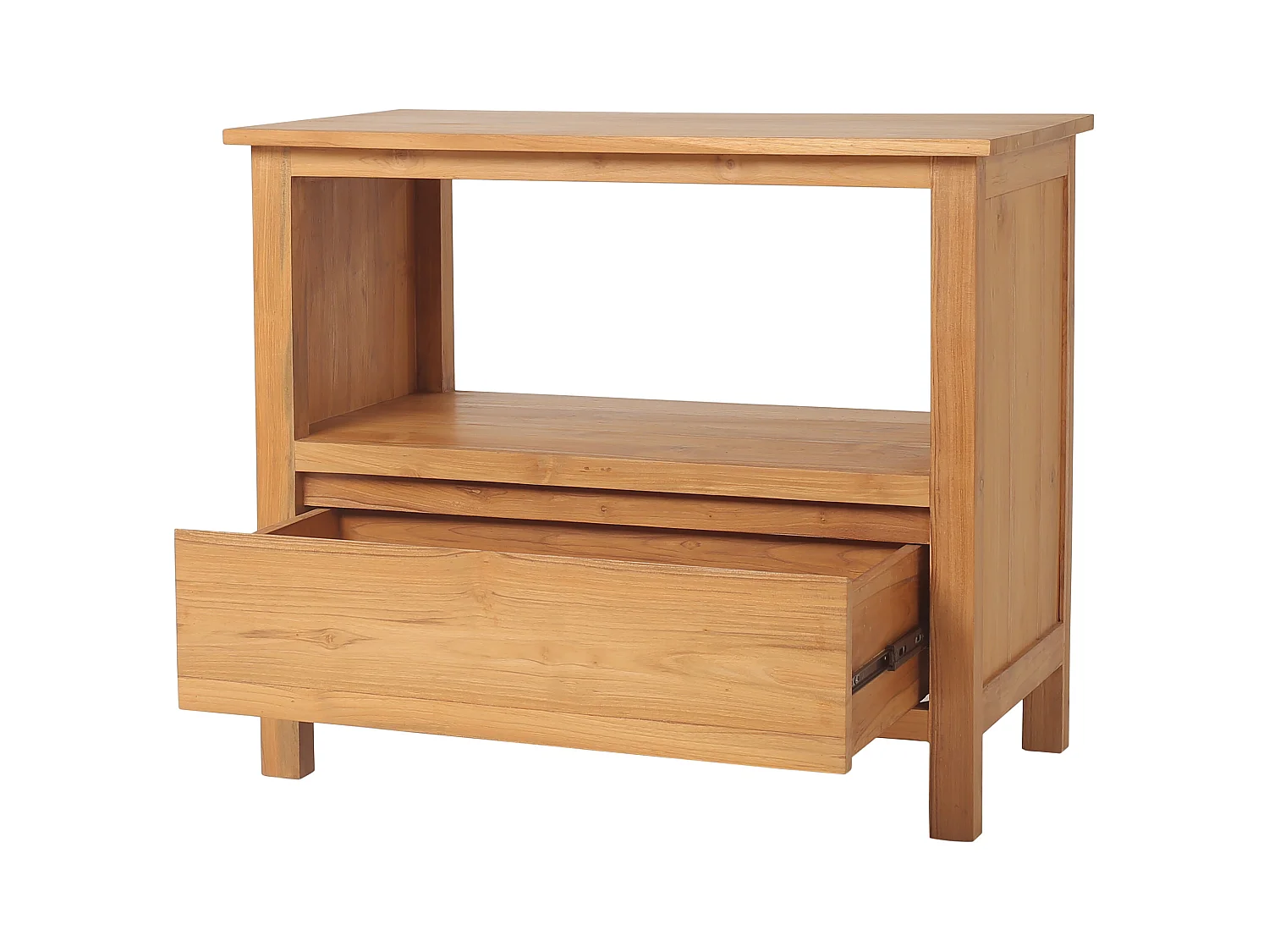 Meuble sous vasque en teck - 90 cm - KETAPANG