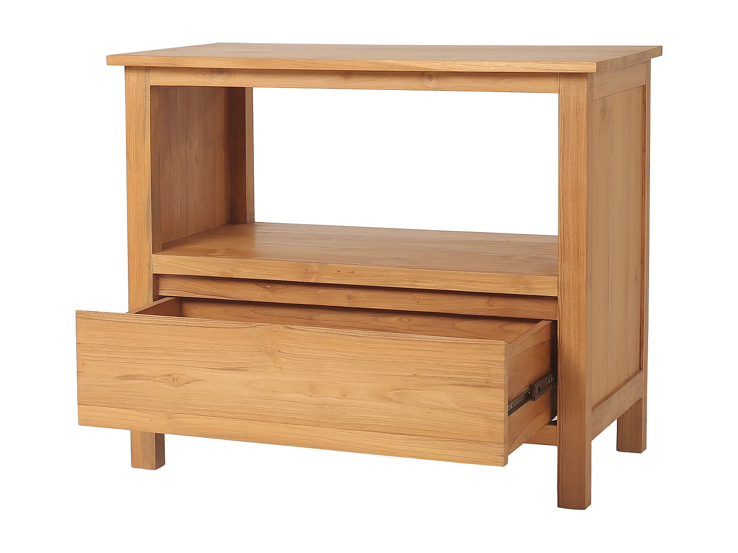 Meuble sous vasque en teck - 90 cm - KETAPANG