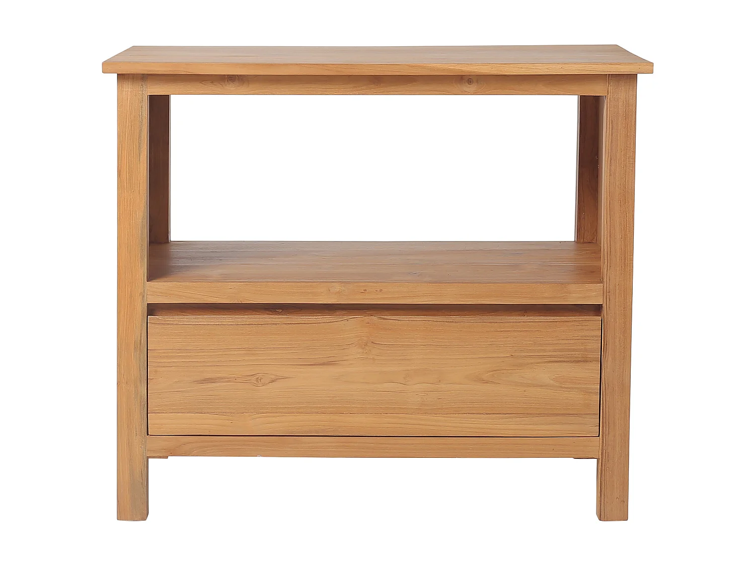 Meuble sous vasque en teck - 90 cm - KETAPANG