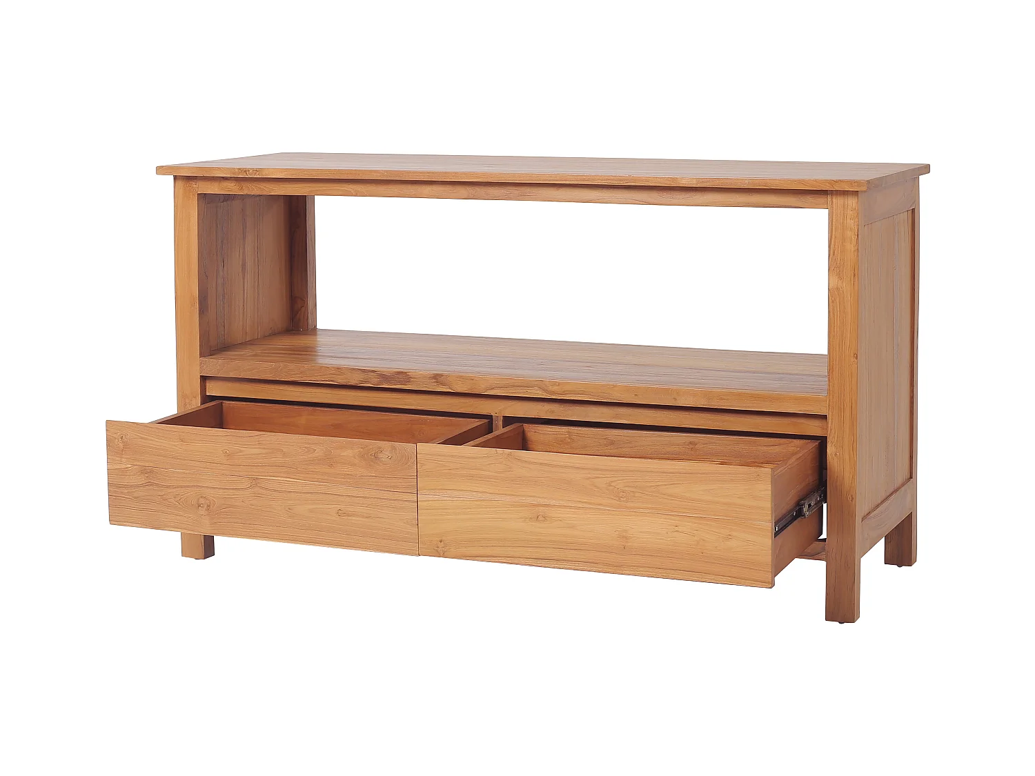 Meuble sous vasque en teck - 135 cm - KETAPANG