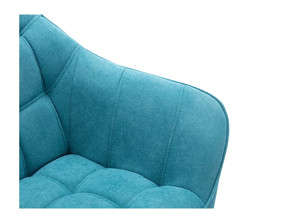 Sillón de tela azul CASERTA
