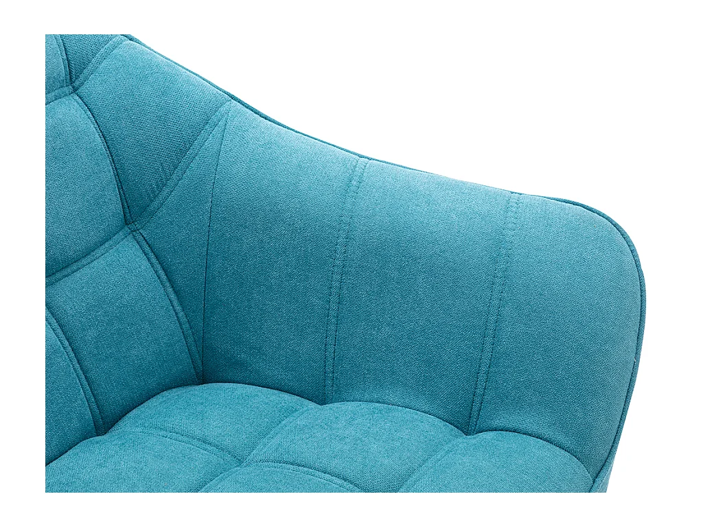 Sofá de 2 plazas de tela azul CASERTA