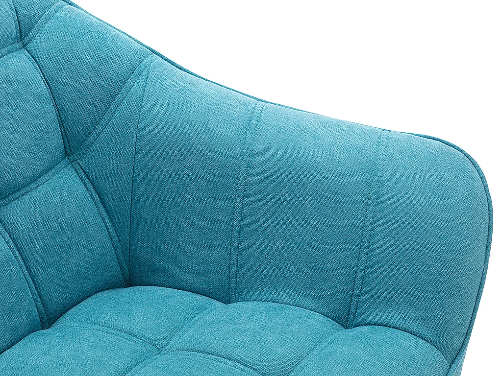 Sofa 2-Sitzer - Stoff - Blau - CASERTA