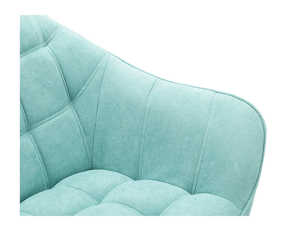 Canapé 2 places en tissu vert d'eau CASERTA