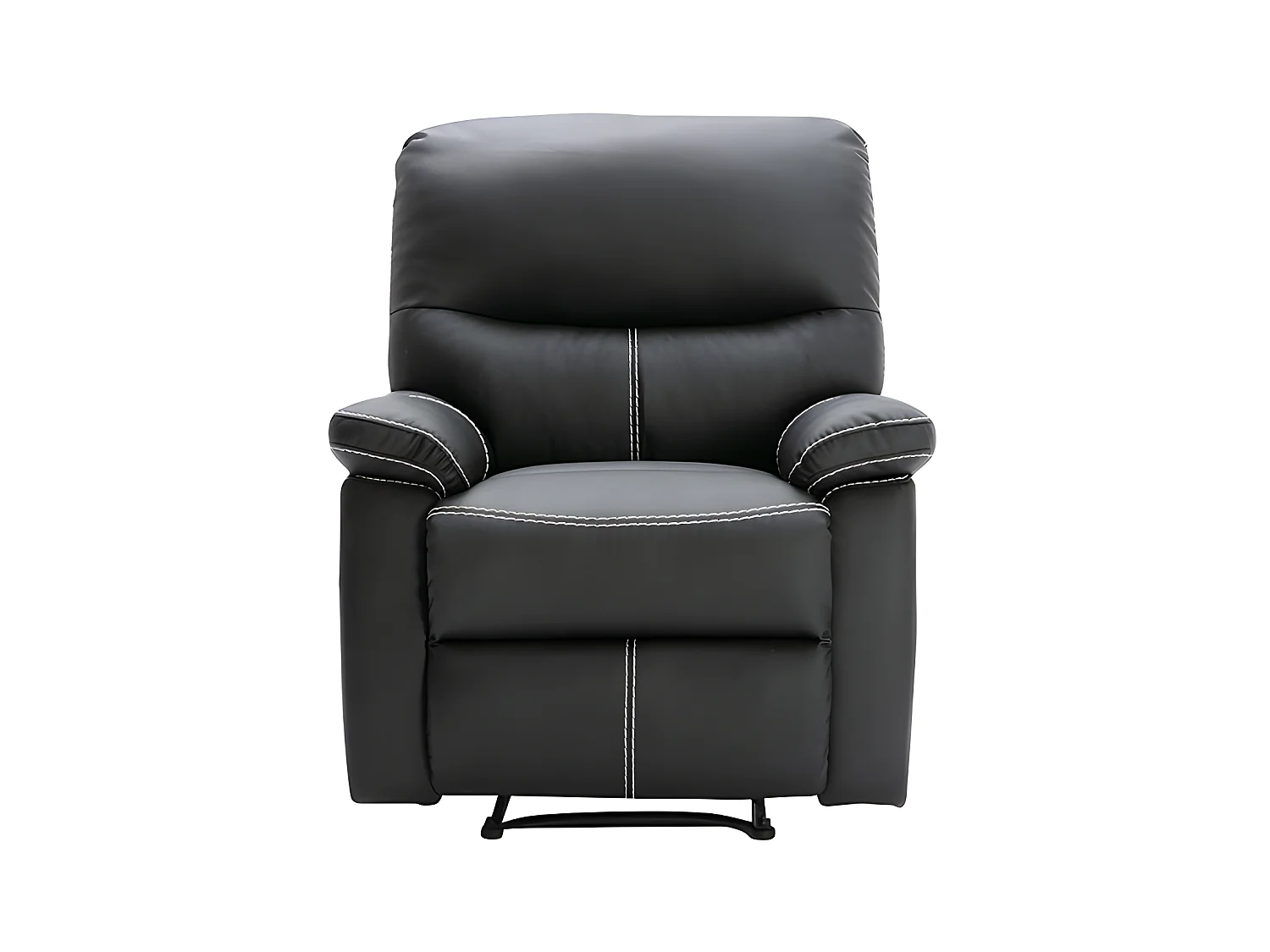 Relaxsessel - Kunstleder - Schwarz - CANBY