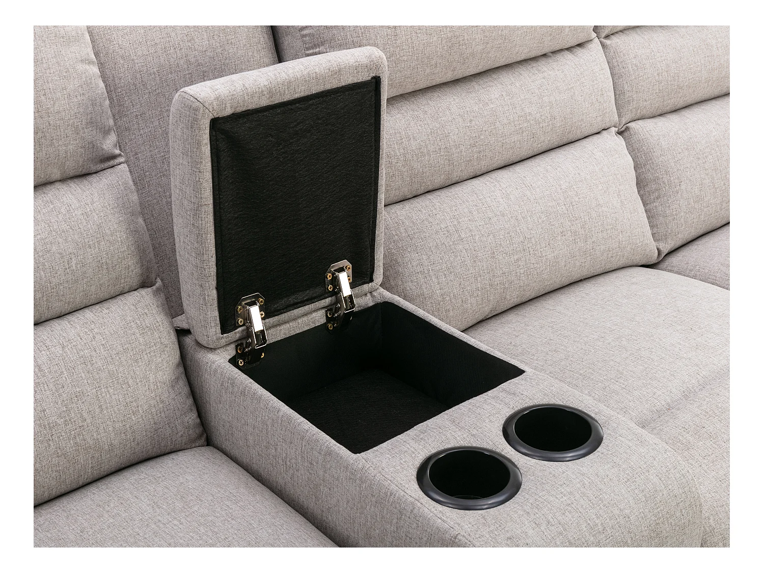 Divano relax in Tessuto Beige - Angolo a destra - MACEDONIA