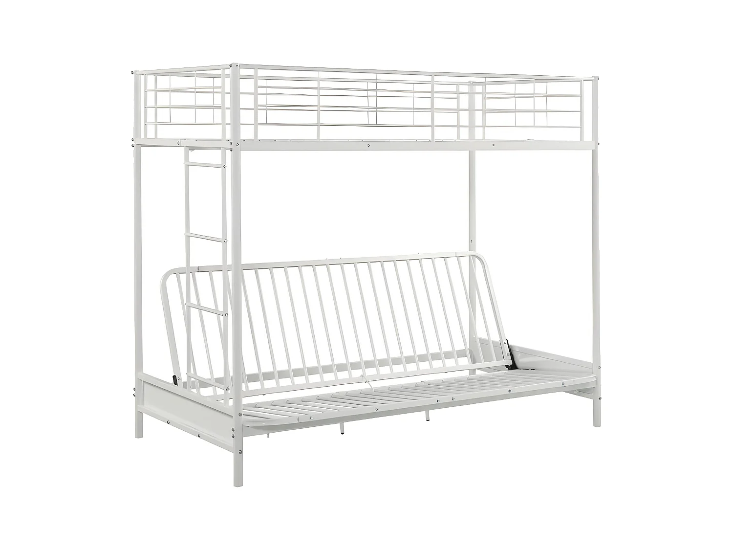 Cama alta MODULO IV - 90x190  cm - Blanco