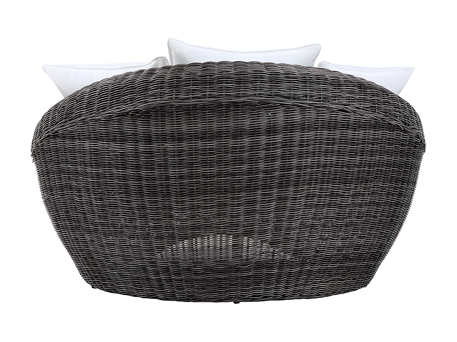 Gartensessel 2er-Set Polyrattan - Grau - WHITEHEAVEN von MYLIA