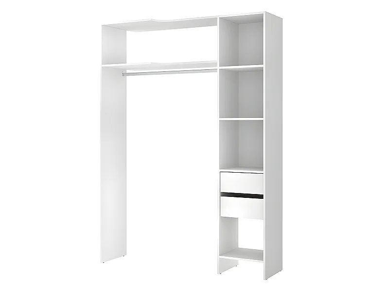 Offener Kleiderschrank