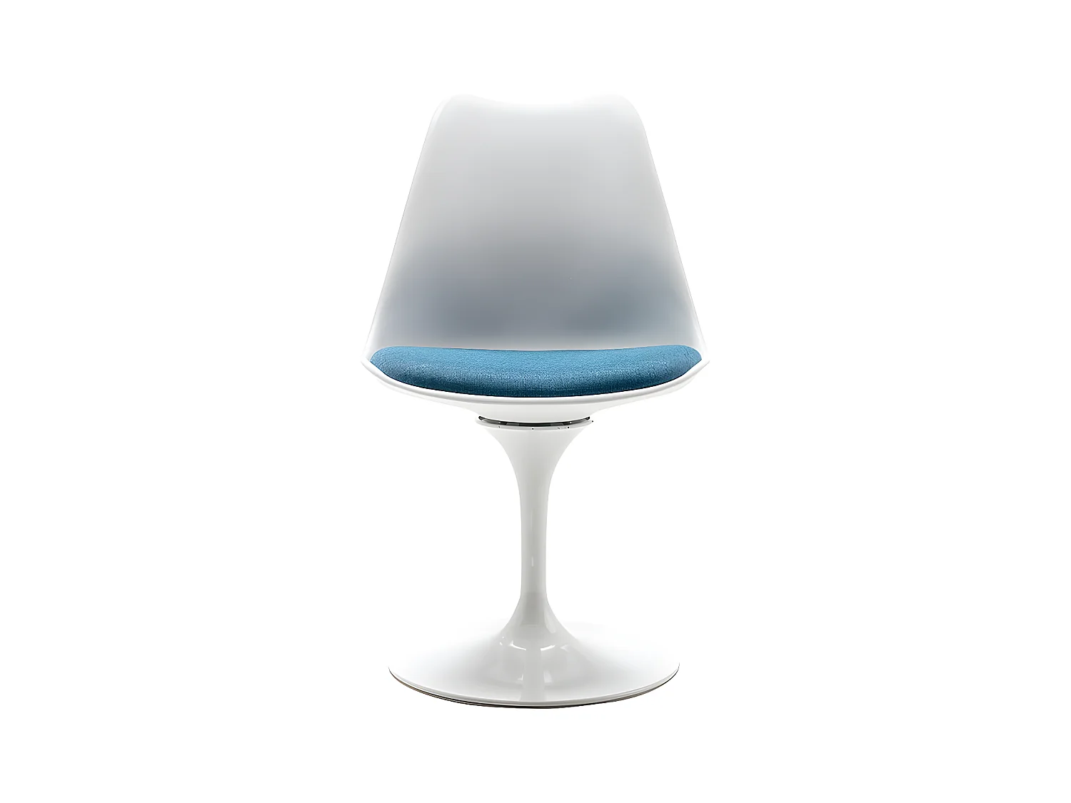 Silla - Polipropileno y metal - Azul y blanco XAFY