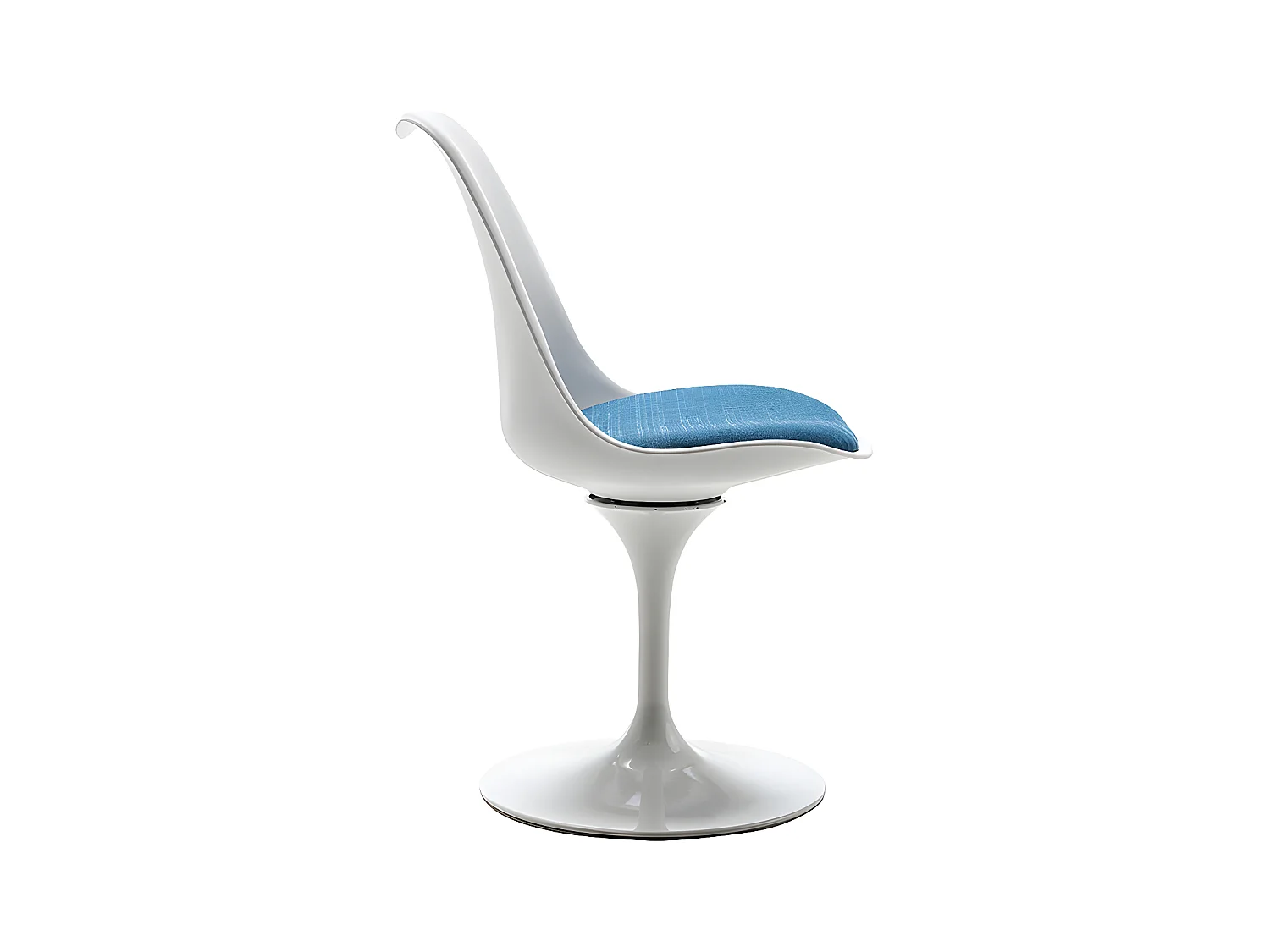 Silla - Polipropileno y metal - Azul y blanco XAFY