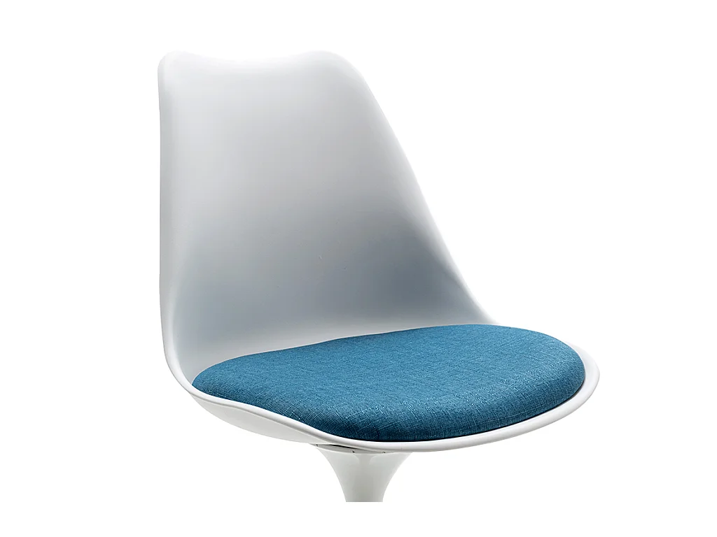 Silla - Polipropileno y metal - Azul y blanco XAFY