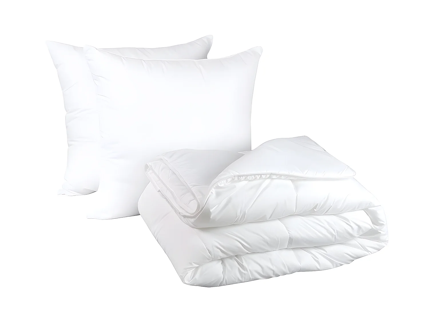 Zestaw kołdra umiarkowanie ciepła 220 × 240 i 2 poduszki 60 × 60 DODO AQUA-PURE – poszycie 100% ekologiczna bawełna