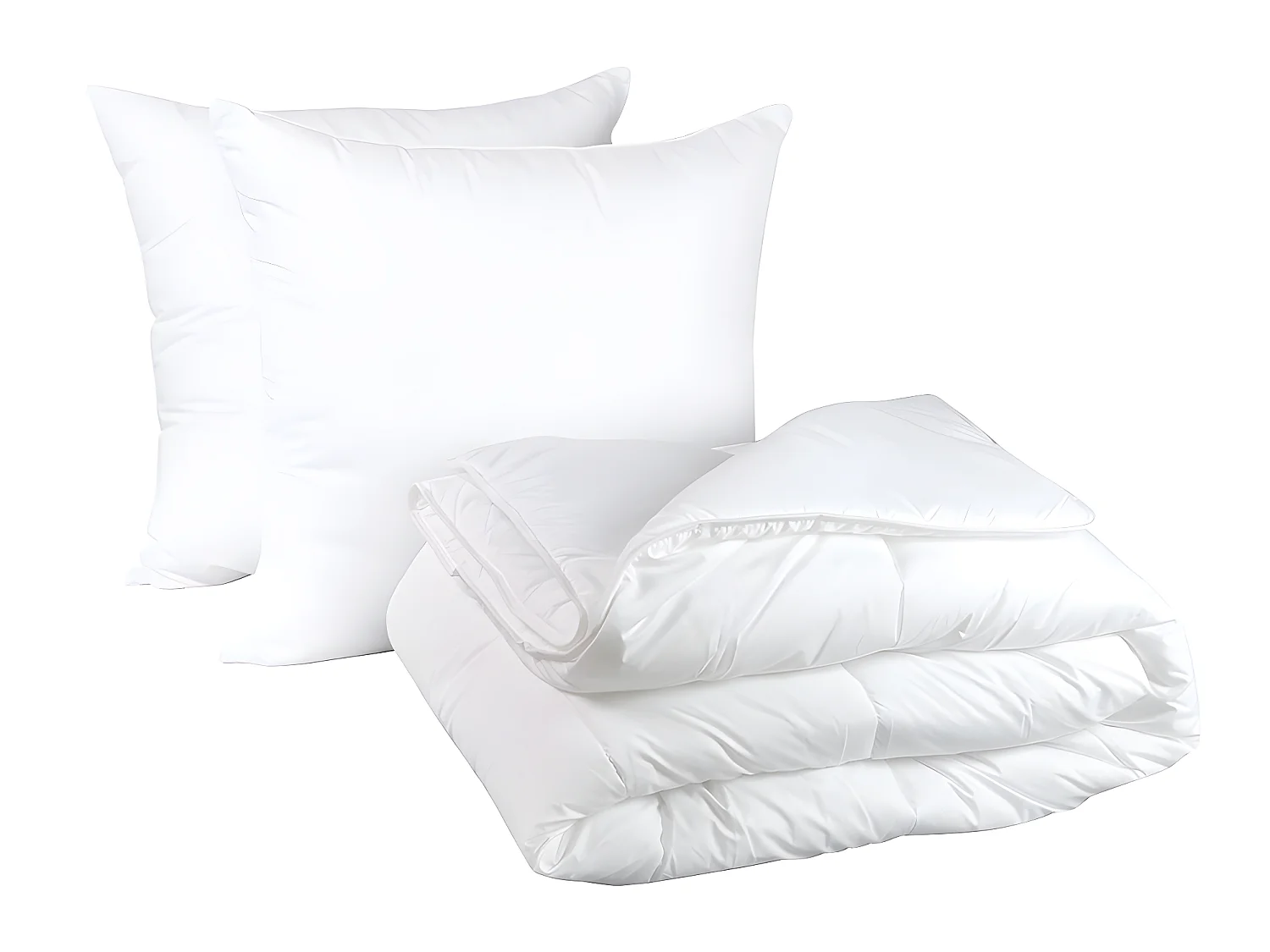 Pack DODO couette tempérée 220x240 + 2 oreillers 60x60 - Enveloppe 100% coton biologique - AQUA-PURE