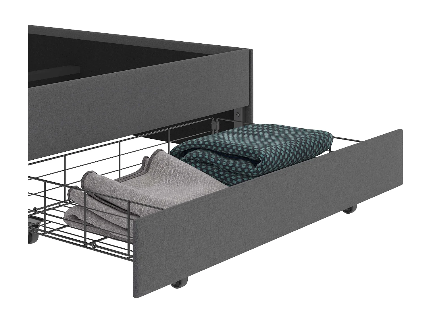 Rozet 140x200 4 lades Antraciet