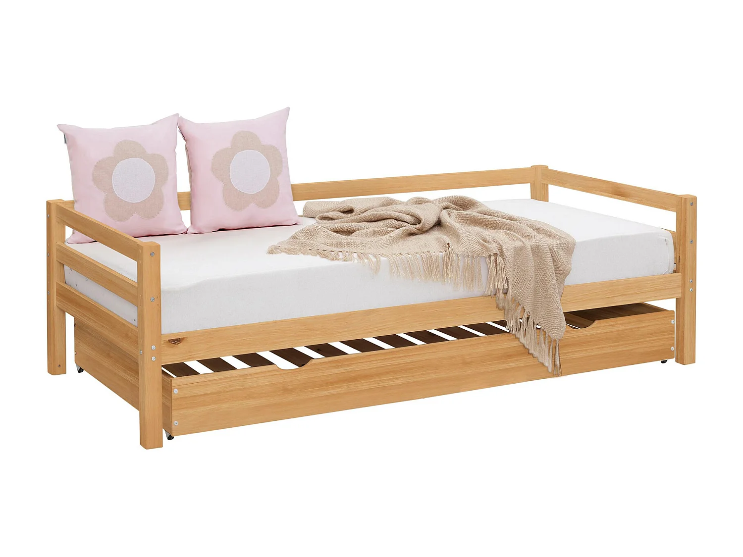 Alpi|Lit extensible 90x200 cm en pin