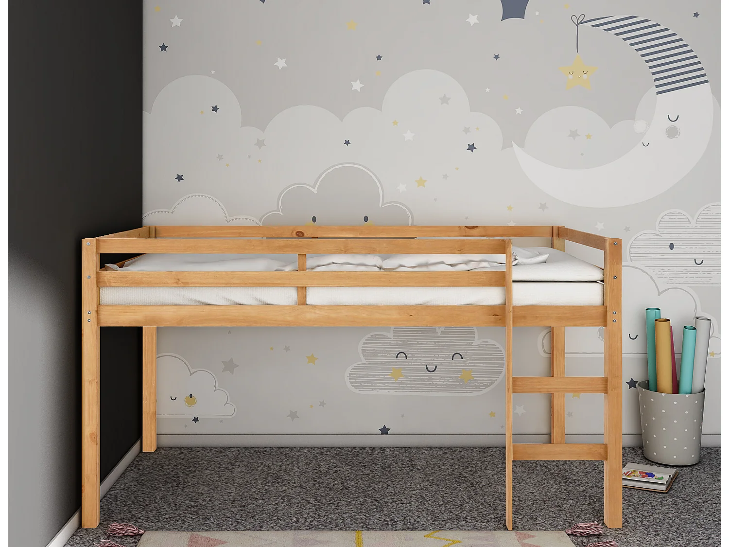 Letto a soppalco Alpi 90