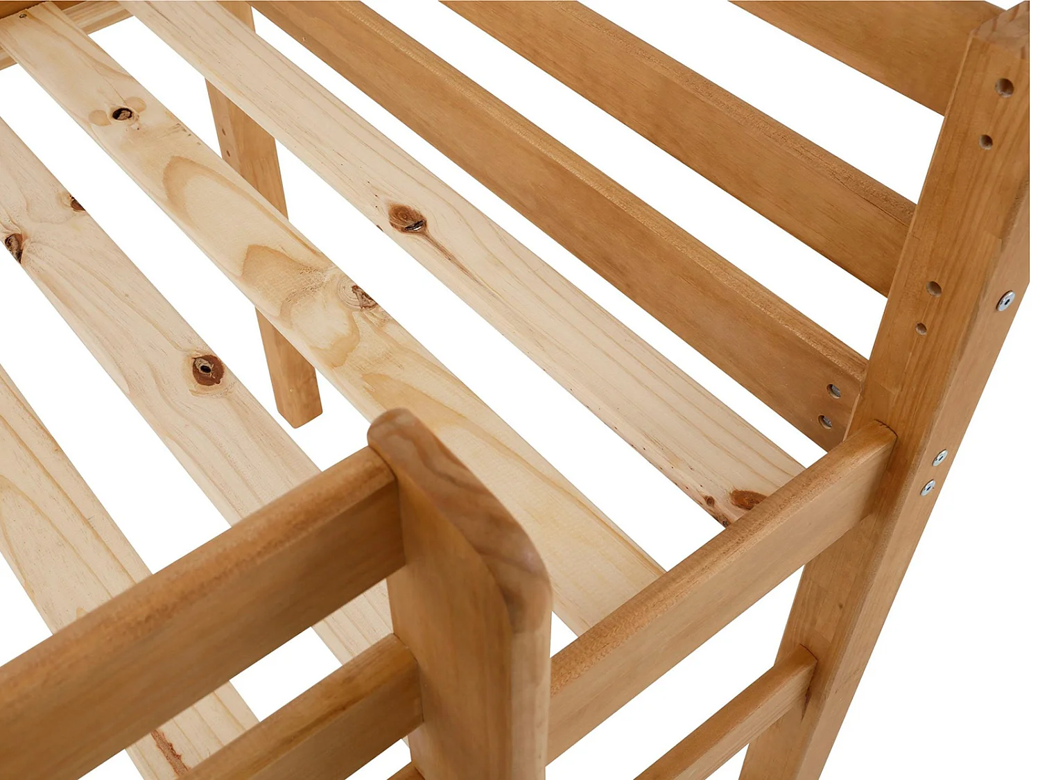 Alpi|Lit cabane surélevé en pin 90x200