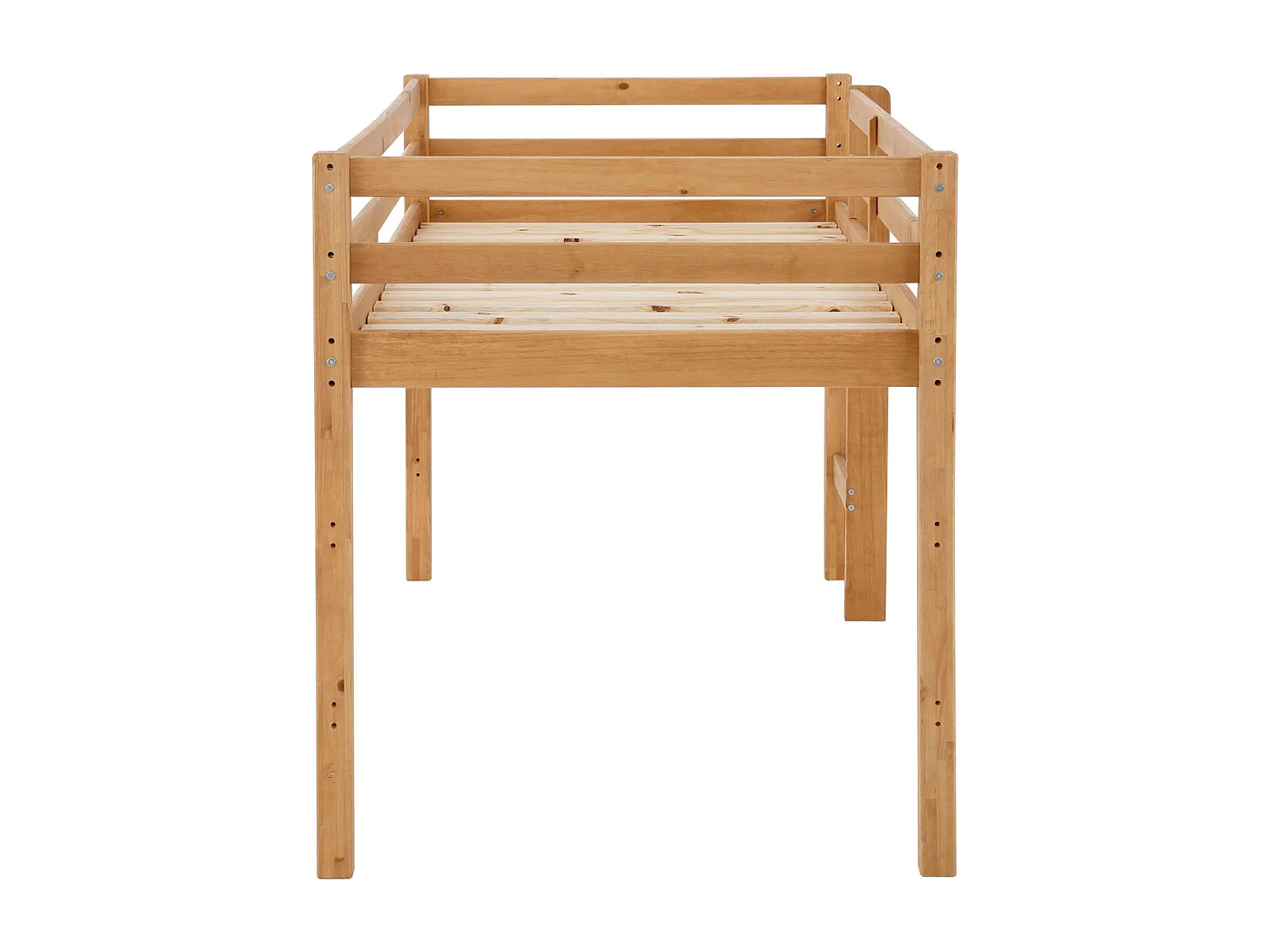 Alpi|Lit cabane surélevé en pin 90x200