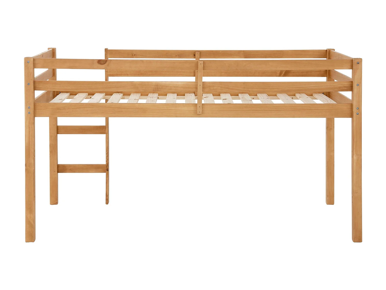 Alpi|Lit cabane surélevé en pin 90x200