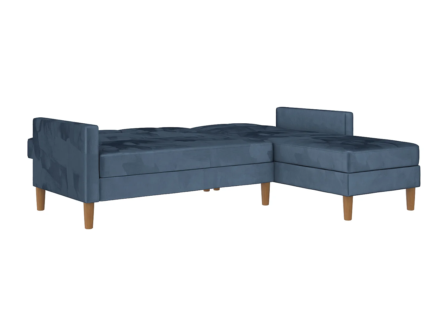 Sofá cama en forma de L Lilly stor Azul