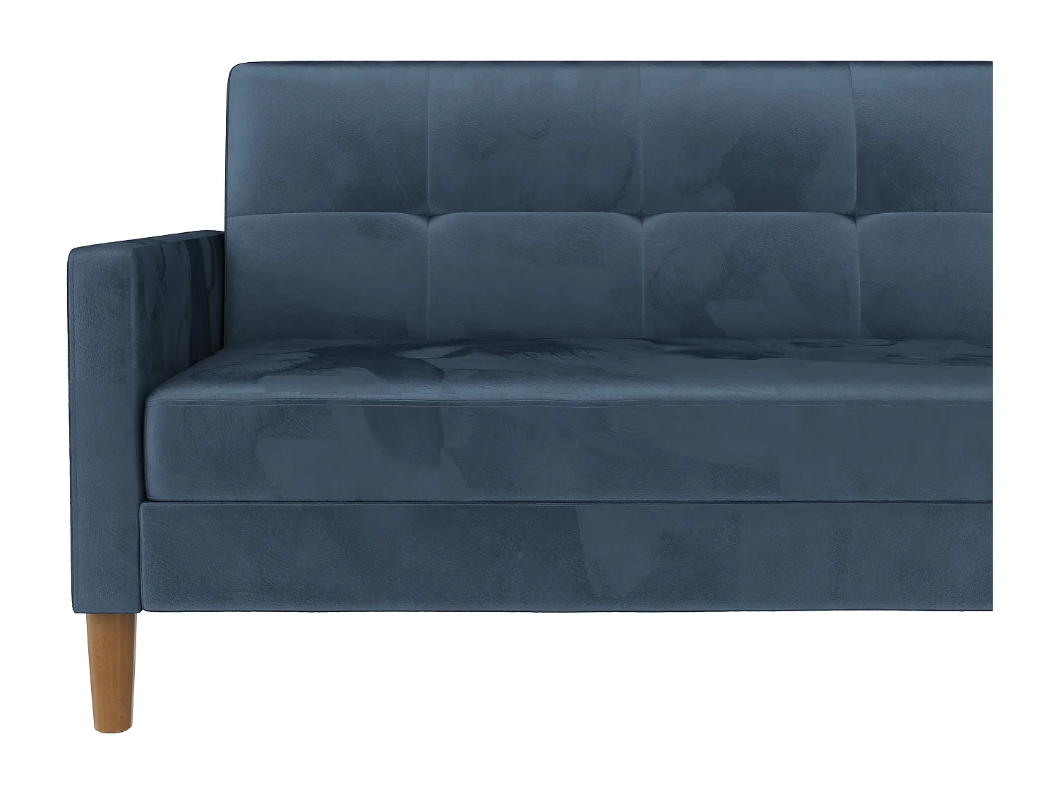 Sofá cama en forma de L Lilly stor Azul