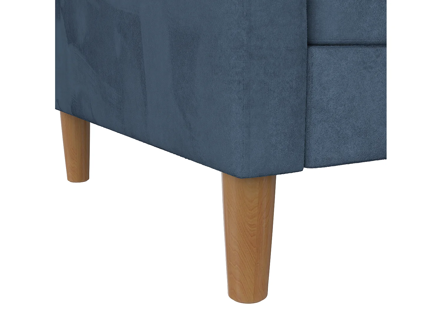 Sofá cama en forma de L Lilly stor Azul