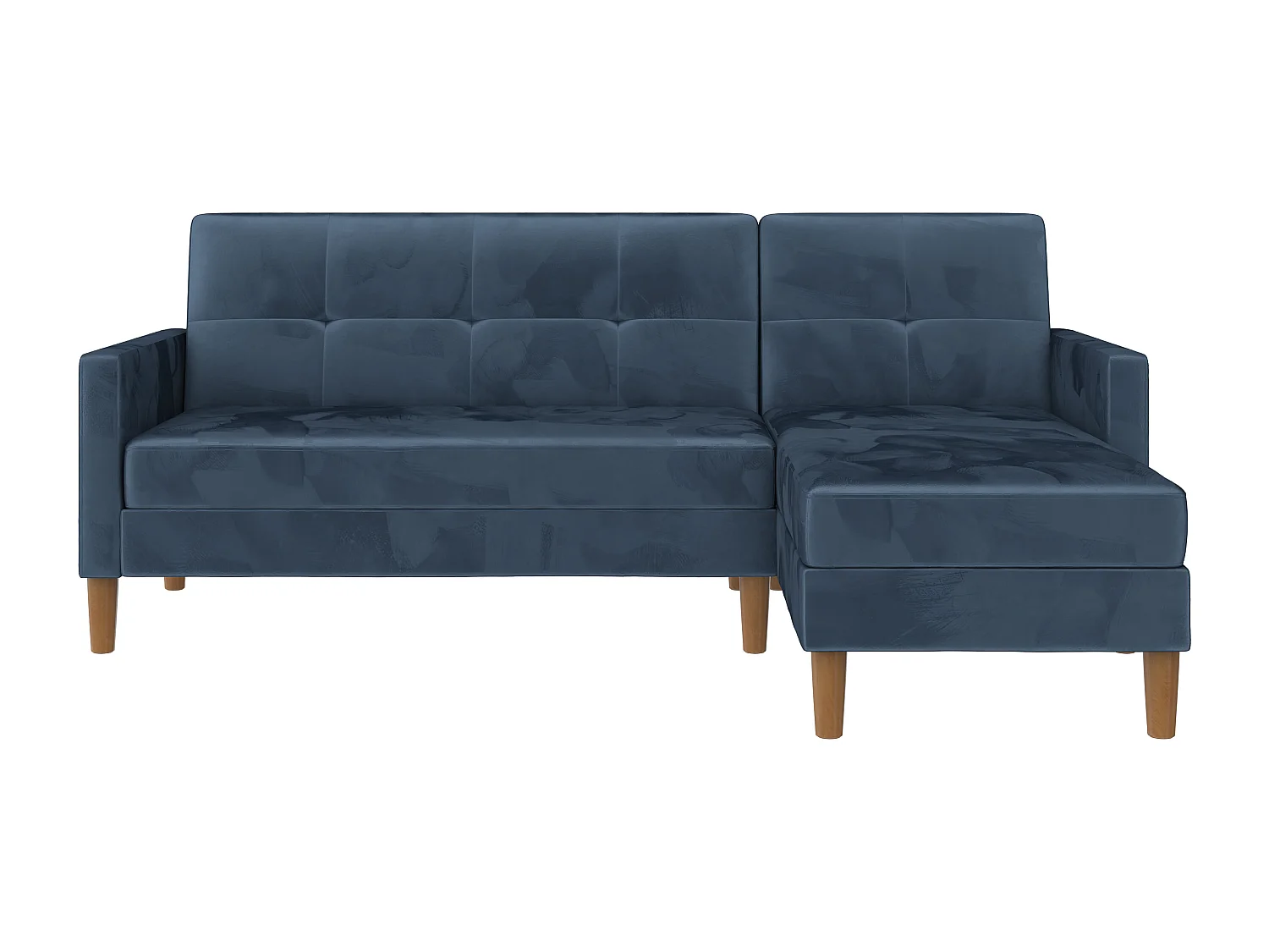 Sofá cama en forma de L Lilly stor Azul