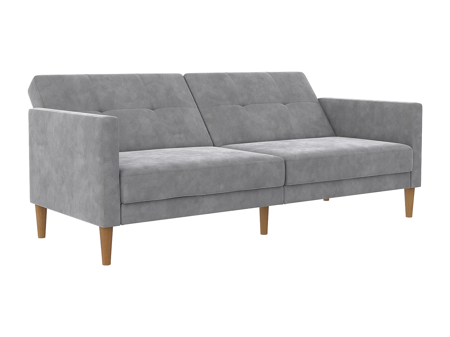 Lilly 3-zits slaapbank Lichtgrijs