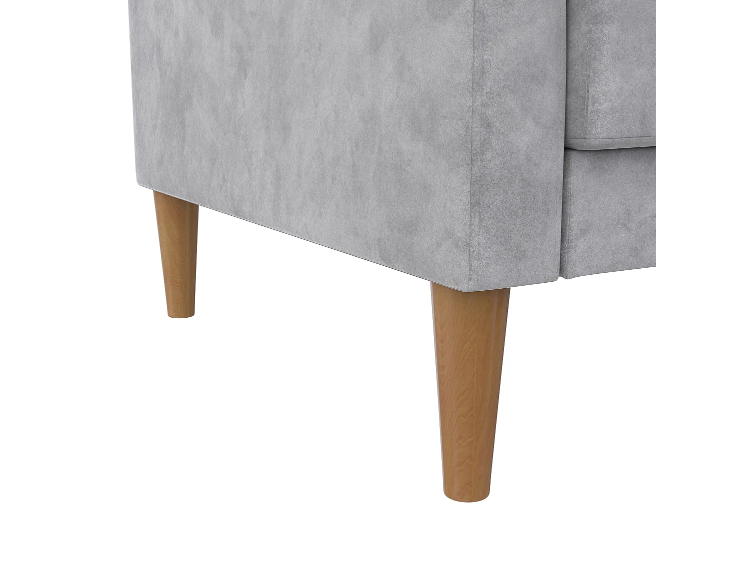 Lilly 3-zits slaapbank Lichtgrijs