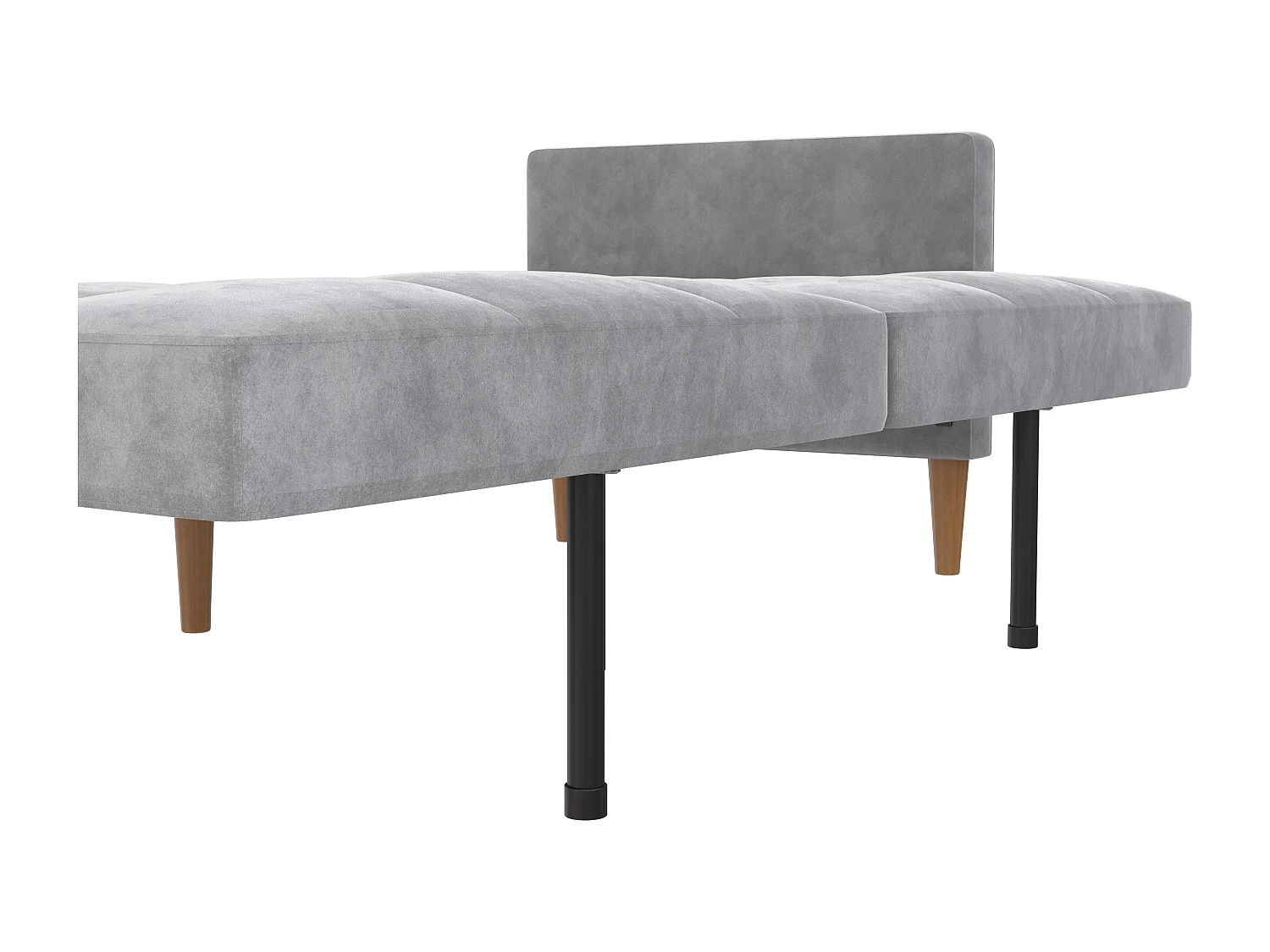 Lilly 3-zits slaapbank Lichtgrijs