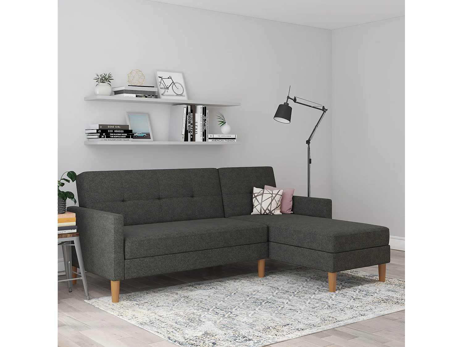 Lilly stor L-vormige slaapbank