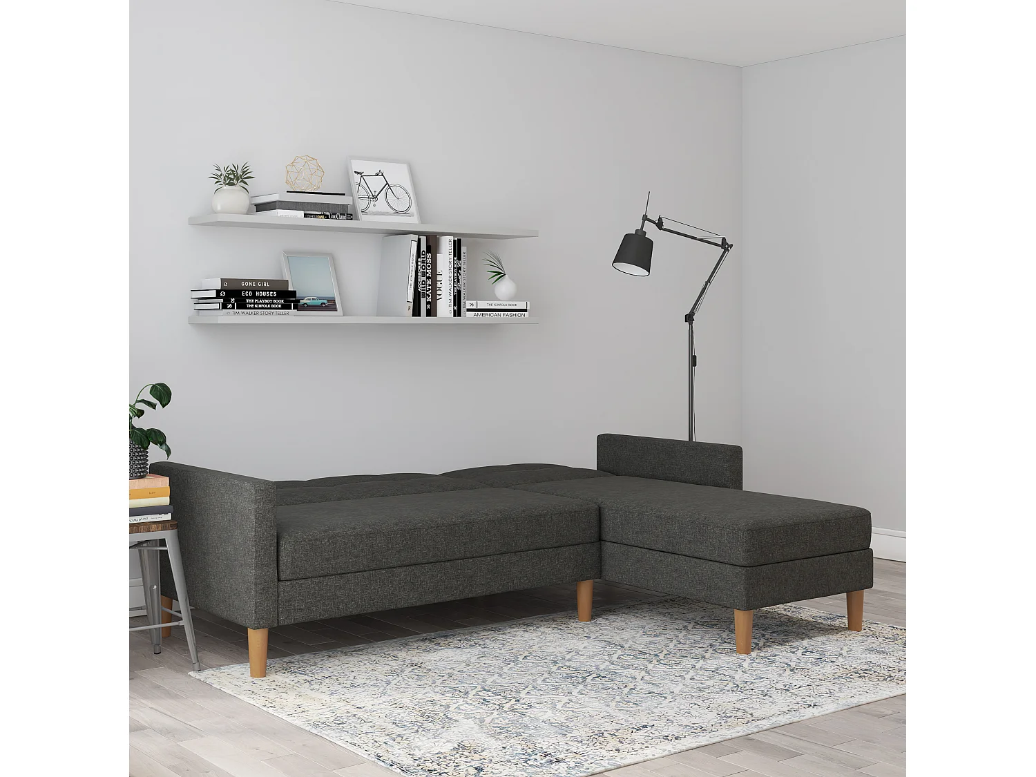 Lilly stor L-vormige slaapbank