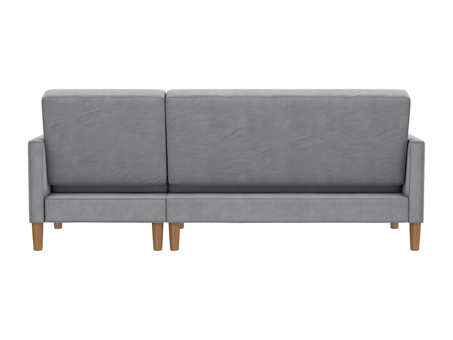 Sofá cama en forma de L Lilly stor gris claro