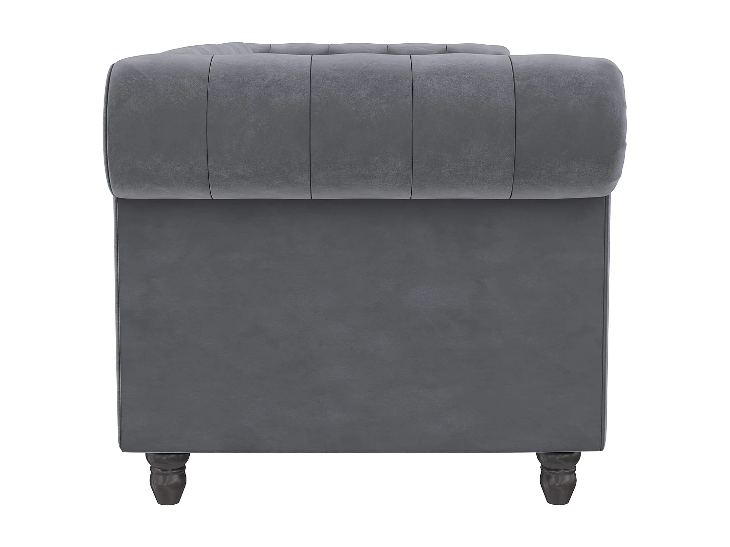 Felix|Canapé clic-clac 3 places en velours anthracite