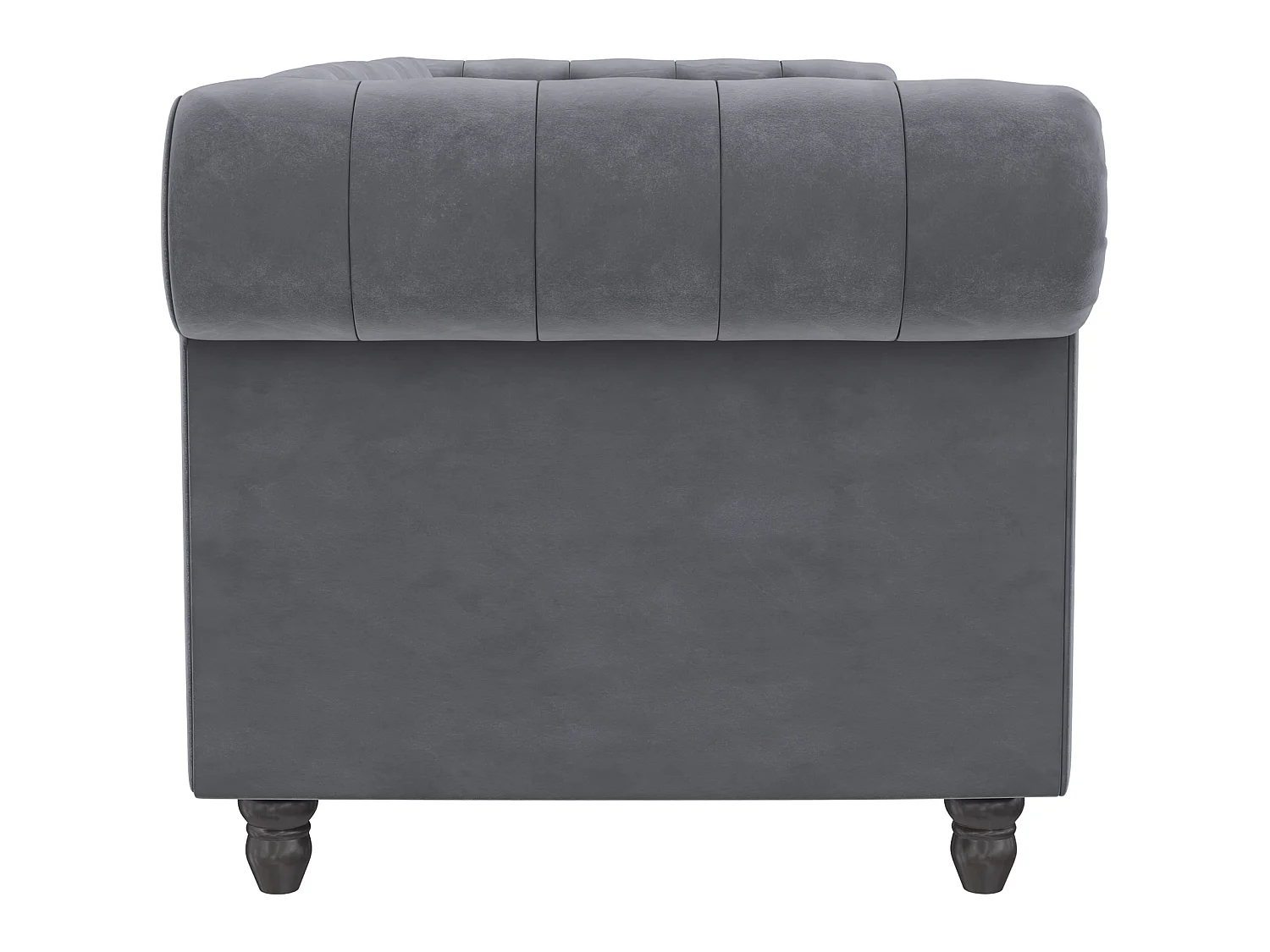 Felix|Canapé clic-clac 3 places en velours anthracite