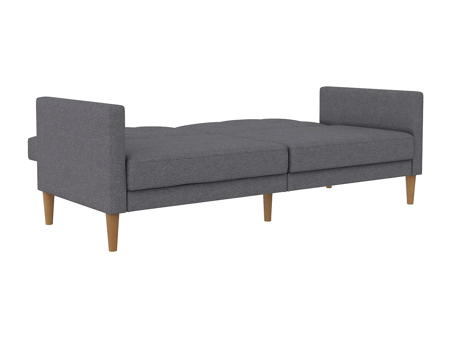 Lilly | Sofá-cama de 3 lugares Cinzento claro