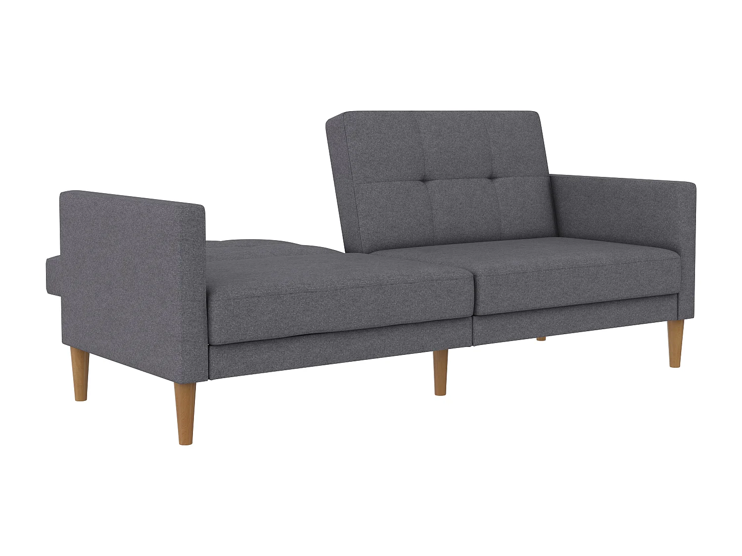 Lilly | Sofá-cama de 3 lugares Cinzento claro