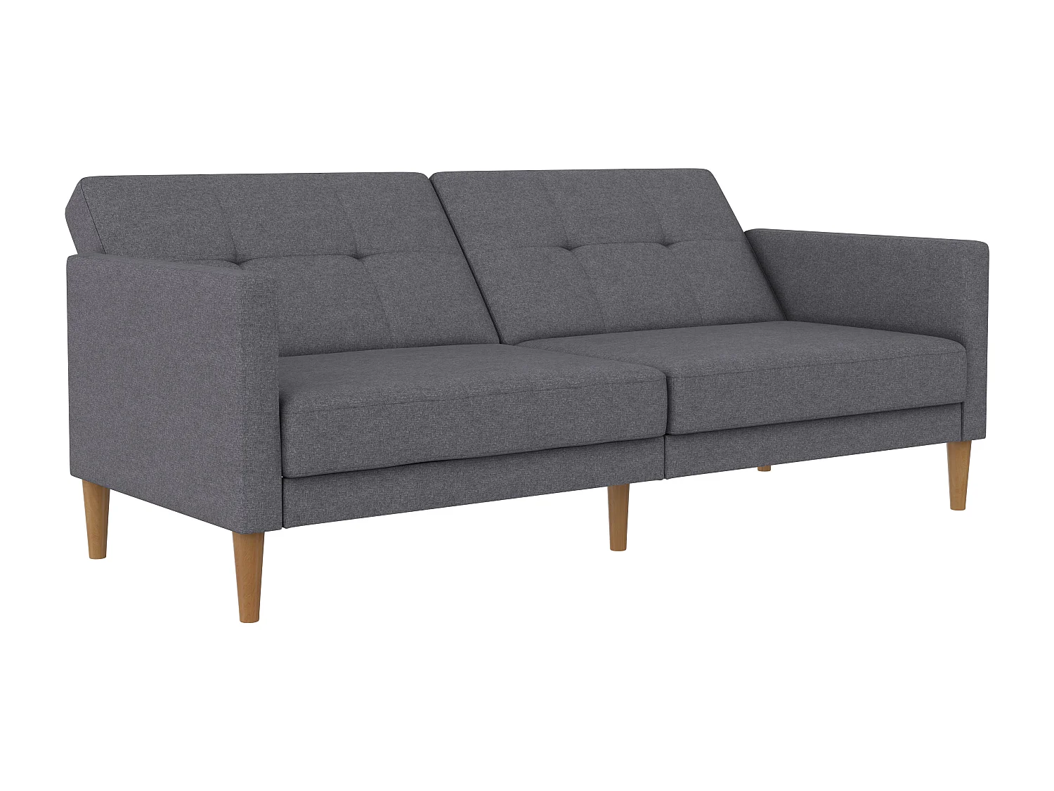 Lilly | Sofá-cama de 3 lugares Cinzento claro