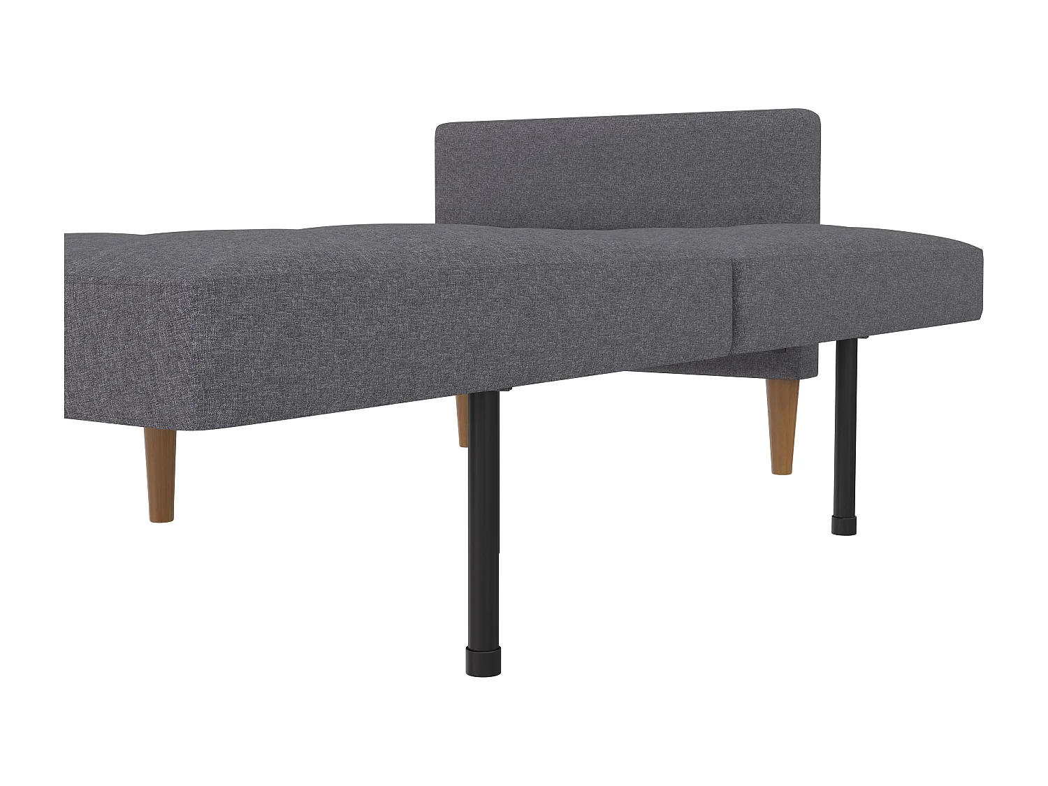 Lilly | Sofá-cama de 3 lugares Cinzento claro