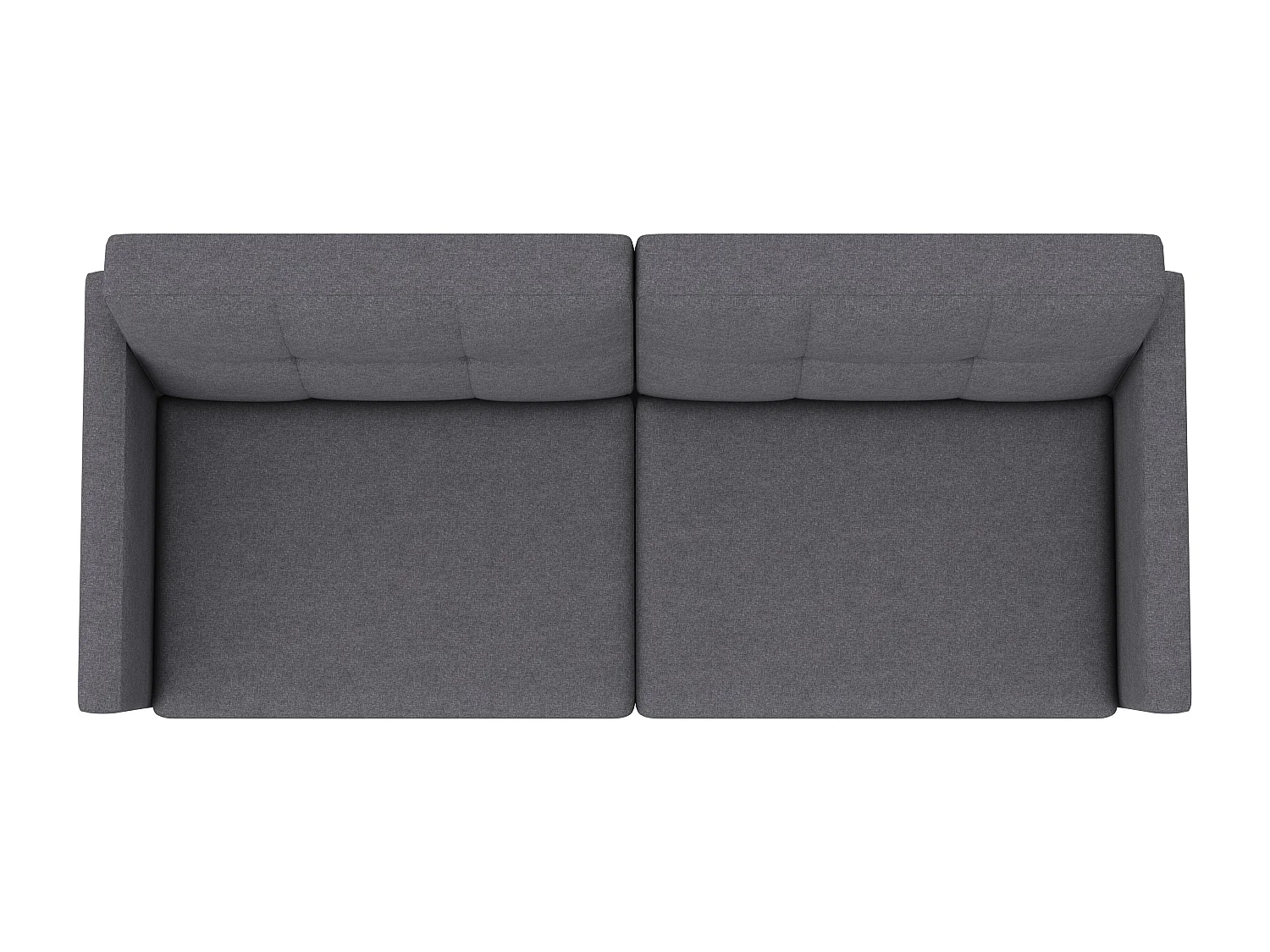 Lilly|Canapé-lit 3 places en effet lin gris clair