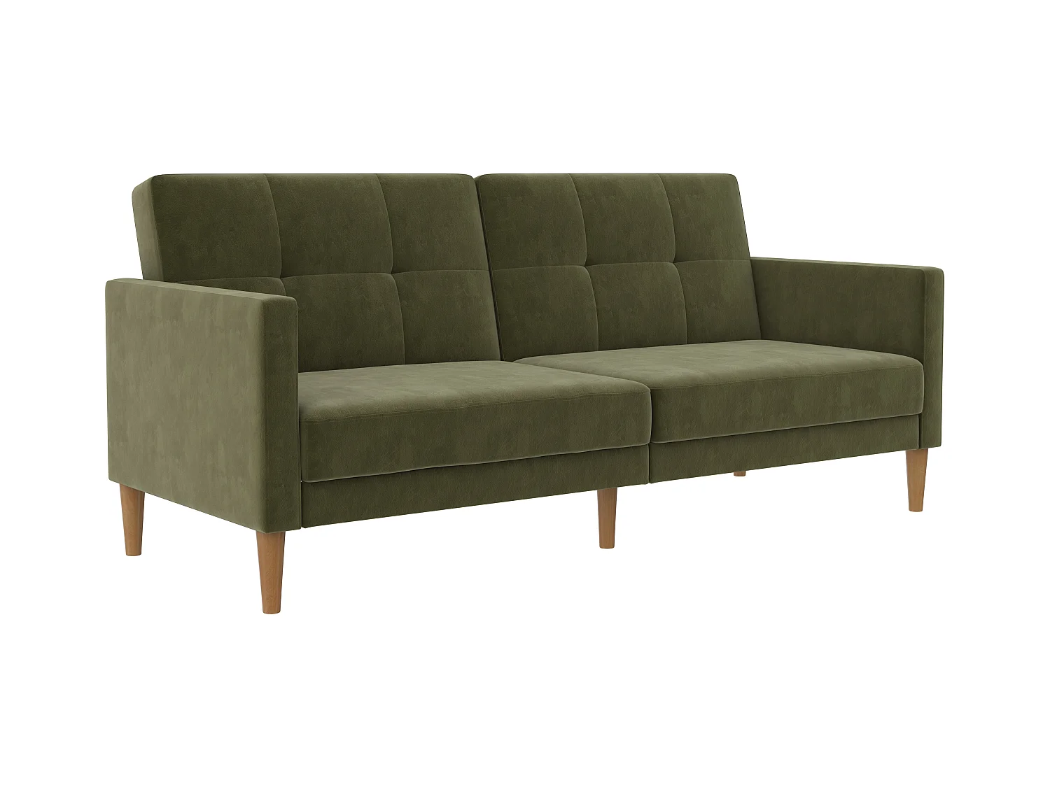 Lilly 3-zits slaapbank Olive