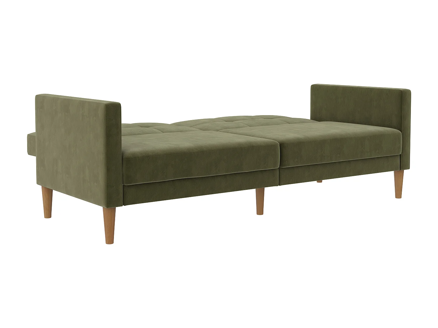 Lilly 3-zits slaapbank Olive