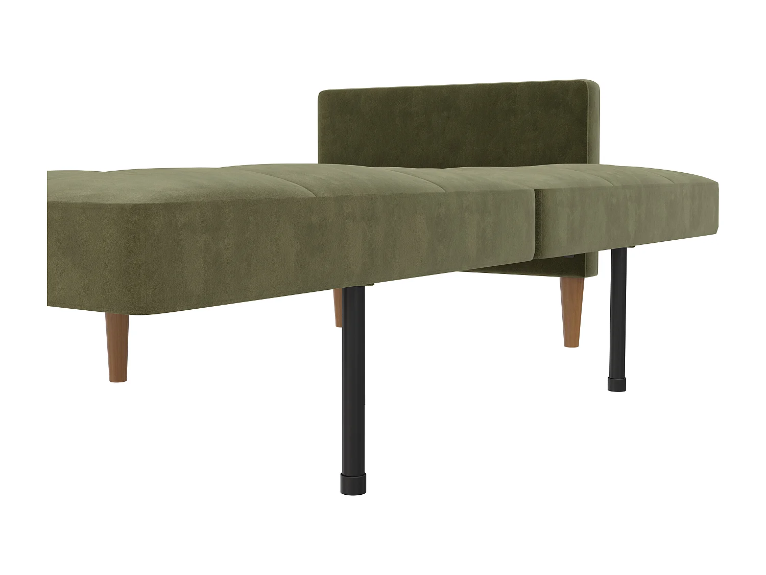 Lilly 3-zits slaapbank Olive