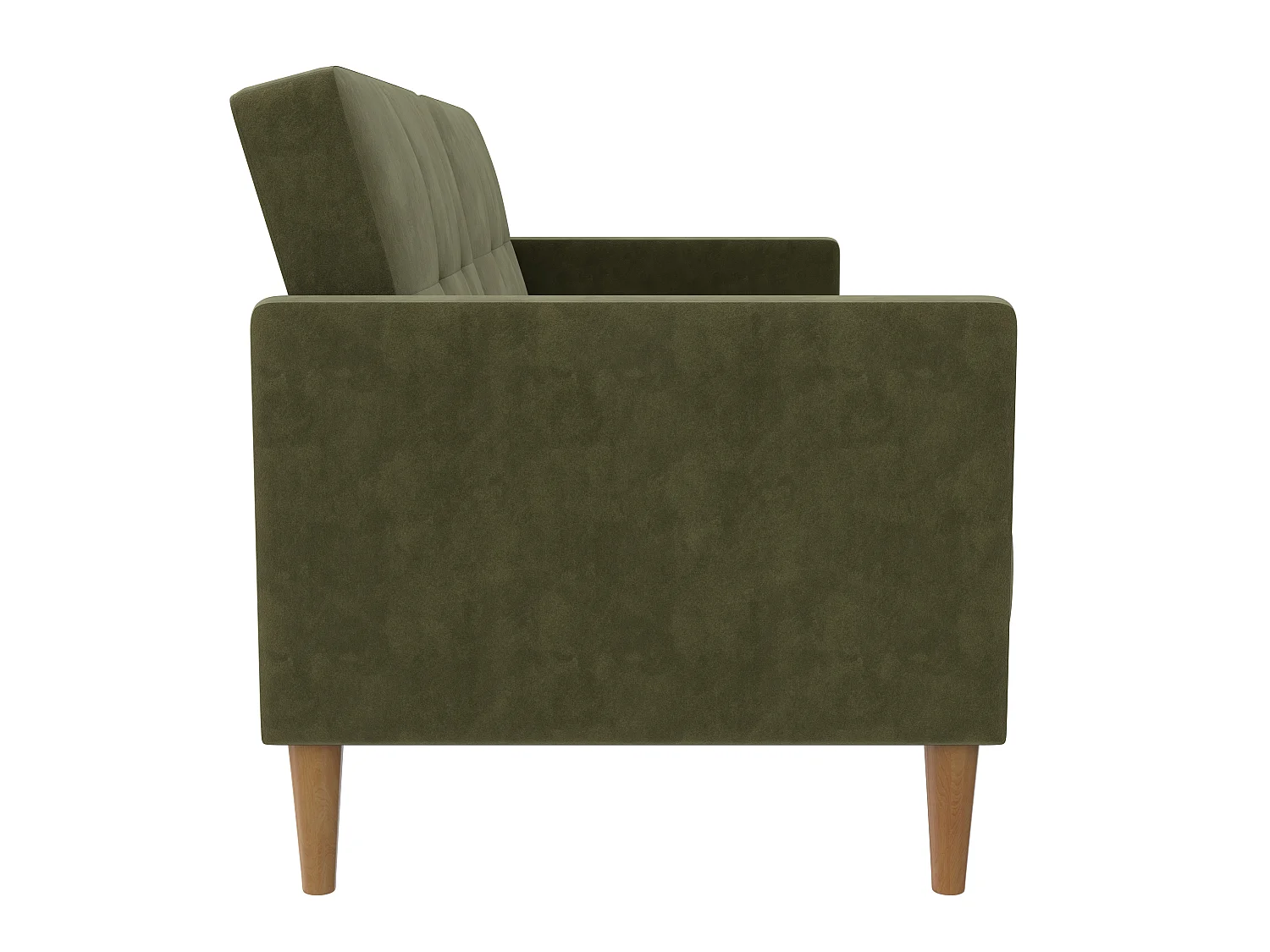 Lilly|Canapé-lit 3 places en velours vert