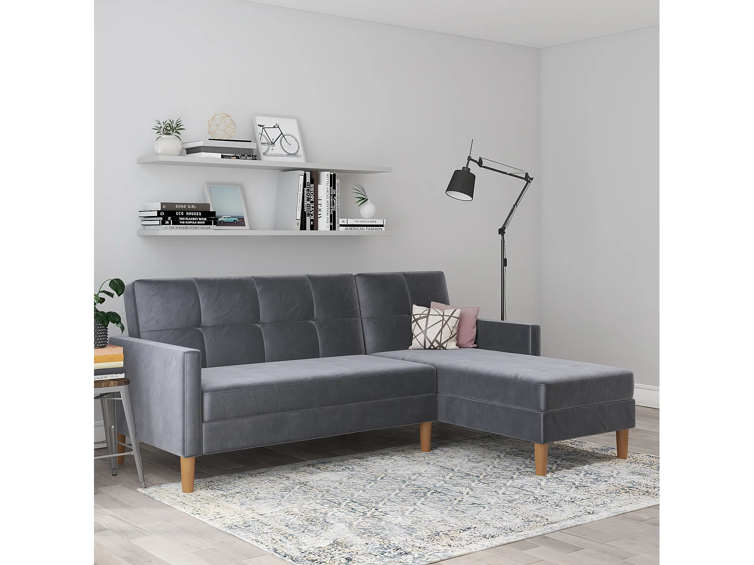 Lilly stor L-vormige slaapbank