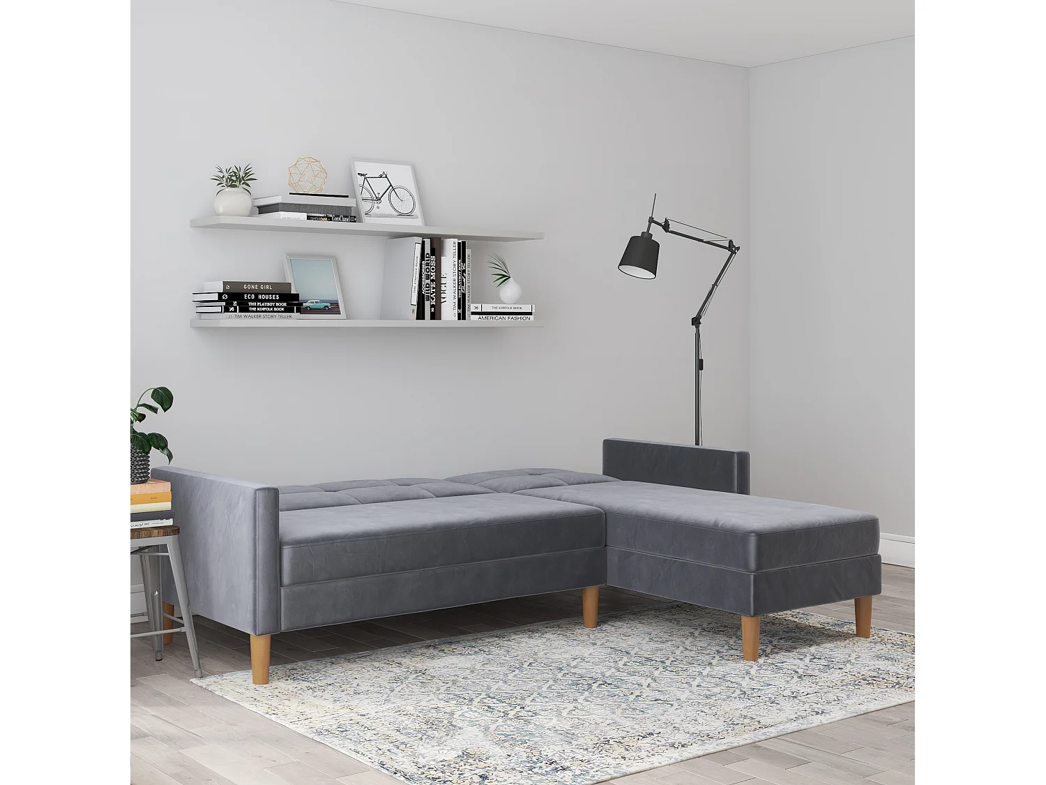 Lilly stor L-vormige slaapbank