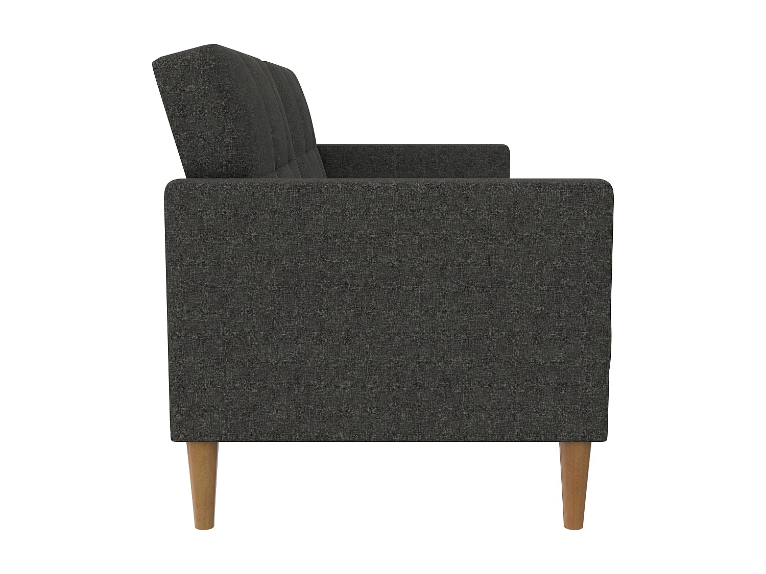 Sofá-cama de 3 lugares Lilly cinzento claro