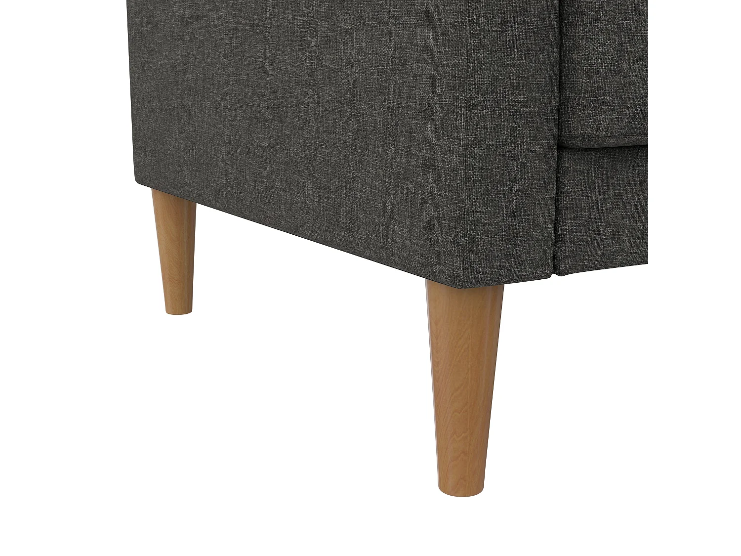 Sofá-cama de 3 lugares Lilly cinzento claro