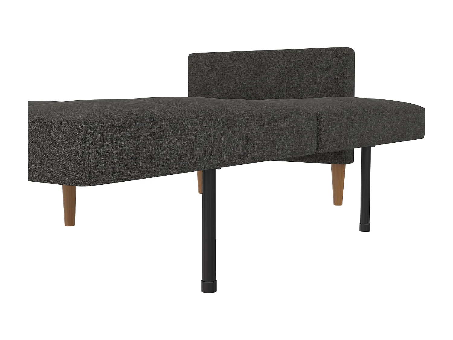 Sofá-cama de 3 lugares Lilly cinzento claro